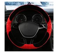 Accessori Per Volante O Forma D Forma 38CM Peluche Volanti Per Auto Copertura Accessori Auto Per VW Per Ameo Per Arteon Per CC Per Golf 7(Red D Shape)