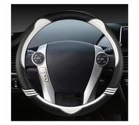 Accessori Per Volante Per Toyota Per Prius 30 20 Per Prius V Per Prius C Per Prius Per Prime Coprivolante Per Auto In Pelle In Fibra Di Carbonio(BIANCO)
