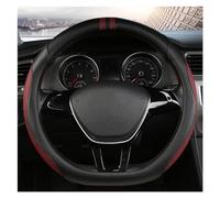 Accessori Per Volante Volanti Per Auto In Pelle A Forma Di D Da 38 Cm Copri Accessori Per Interni Auto Per VW Per Ameo Per Arteon Per CC Per Tiguan(VINO ROSSO)