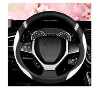 Accessori Per Volante Volanti Per Auto In Pelle PU Copri 38 Cm Per Suzuki Per Celerio 2015-2019 Per SX4 Per S-Cross 2013-2019(BIANCO)