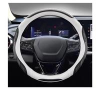 Accessori Per Volante Volanti Per Auto In Pelle PU Copri 38CM 15 "Accessori Auto Per Chevy Per Cruze Per Malibu Per Sail Per Spark(BIANCO)