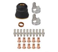 Accessori Plasma per PT-60 per ipt-60 JASIC PRO - Kit 24 Pezzi di Consumabili Torcia con Schermo Ugello Elettrodo - Ricambi 1.0mm