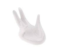 Accessori Porta Ocarine Supporto a Forma Di Mano Ceramica Flauto Bianca