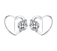 Accessori Produttore Stampi Astuccio Gioielli Argento Stud Earrings Set Con Zirconia Per Girls Jewellery Trapano Pinza Kit Gioielli, Taglia unica, Rame, Nessuna pietra preziosa