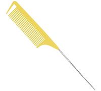 Accessori professionali da barbiere a coda appuntita pettine per capelli antistatico tintura per capelli barbiere in acciaio pennello con punta ad ago spazzola antistatica pettine professionale a