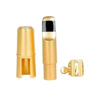 Accessori Professionali Per Sax Contralto Bocchino In Metallo Dorato Satinato Borsa Portaoggetti Con Clip Per Cappelli Parti Di Strumenti A Fiato