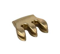 Accessori professionali per violino 1PC Metallo Violino Muto Pratica Violino Silenziatore Accessori Per Parti Di Violino (Color : Gold)