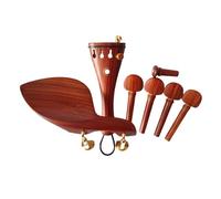 accessori professionali per violino Accessori Per Violino In Legno Di Sandalo Rosso Modello 4/4 Mentoniera Cordier Picchetti Set Perni Della Coda(A)