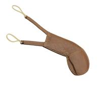 Accessori Professionali Violino Poggia Mento In Pelle Di Pecora Per Violino Supporto Per Collo Leggermente Calloso Universale Stile Violino Cachi E Nero(Khaki)