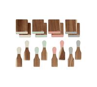 Livoo - Set di accessori per raclette MEN427-8 spatole, 8 tavolette