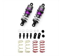 Accessori RC Compatibile Con 1/10 RC Auto Per Le Parti 1Pair Degli Accessori Di Modifica Dell'aggiornamento Per Corsa Dell'ammortizzatore Idraulico Del Metallo(Purple)