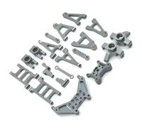 Accessori RC Compatibile Con 14301 14302 1/14 RC Car Parts Braccio Di Sospensione In Metallo Sterzo Tazza Barra Di Collegamento Gruppo Sterzo Torre Ammortizzatore Set