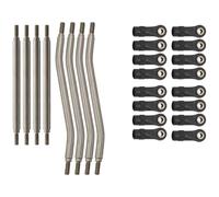 Accessori RC Compatibile Con Axial Per Capra 1/10 RC Crawler Car Upgrade Parts Barra Di Collegamento Sospensione In Metallo Tirante Sterzo Tirante
