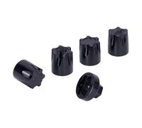 Accessori RC Compatibile Con Axial Per SCX10 D90 Per TRX4 TF2 CC01 Per Capra VS4-10 1/10 Auto RC Crawler 4 Pezzi Coprimozzo Per Cerchioni, Dado M4(Black)