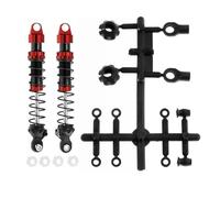 Accessori RC Compatibile Con Axial Per SCX10 RBX10 Per TRX4 D90 1/10 RC Crawler Auto Parti Di Aggiornamento Accessori 2 Pz Metallo 80mm 90mm Ammortizzatore(Red,80mm)