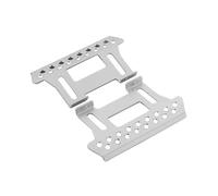 Accessori RC Compatibile Con Axial SCX10ii 90046 90047 Per Wrangler D90 TF2 1/10 Auto RC Crawler Parti 2 Pezzi Per SCX10 Per Rock Slider Pedane Laterali(Silver)