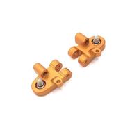 Accessori RC Compatibile Con MINI-Q9 1/28 RC Car Accessories Parts 2 Pezzi In Metallo Anteriore E Posteriore Per Forcellone Inferiore Per Forcellone(Yellow)