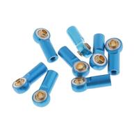 Accessori RC Compatibile Con SCX10 1/10 RC Per L'arrampicata Auto Parti 8 Pezzi Alluminio Lega M3 Metallo Testa A Sfera Supporto Tie Link Rod End Joint(Blue)
