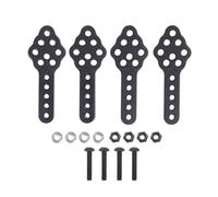 Accessori RC Compatibile Con SCX10 90046 D90 D110 RC Crawler Car 4 Pezzi CNC Metal Ammortizzatore Supporto Regolabile Per Altezza Angolo Supporto