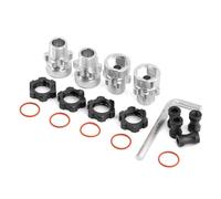 Accessori RC Compatibile Con Traxxas 1/10 Per Slash Per Rustler Per Stampede 2WD 4X4 RC Parti Di Automobili In Metallo Da 12mm A 17mm Adattatore Per Mozzo Esagonale Ruota Scanalata