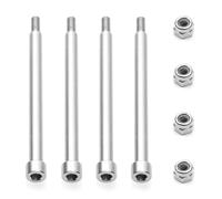 Accessori RC Compatibile Con Traxxas 1/5 RC Car Upgrades Parts Accessories 4 Pezzi In Acciaio 4x56mm Perni A Cerniera Filettati Perni A Braccio Oscillante Dado M3 70510