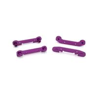 Accessori RC Compatibile Con Wltoys 1/12 124018 124019 144001 144010 1/14 RC Car Accessori 4 Pezzi Di Metallo Rinforzato Per Braccio Oscillante(Purple)