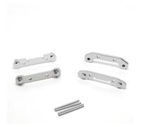 Accessori RC Compatibile Con Wltoys 124017 124019 124016 124018 144001 144002 RC Car Parti Migliorate Braccio Oscillante Rinforzato In Metallo(Silver)