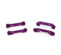 Accessori RC Compatibile Con Wltoys 124017 124019 124016 124018 144001 144002 RC Car Parti Migliorate Braccio Oscillante Rinforzato In Metallo(Purple)