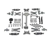 Accessori RC Compatibile Con WLtoys A949 A959 A969 A979 1/18 RC Accessori Per La Modifica Dell'auto Kit Di Parti Metalliche Albero Motore Ammortizzatore Asta Di Collegamento