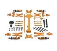 Accessori RC Compatibile Con WLtoys A949 A959 A969 A979 1/18 RC Accessori Per La Modifica Dell'auto Kit Di Parti Metalliche Albero Motore Ammortizzatore Asta Di Collegamento
