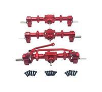 Accessori RC Compatibile Con WPL B16 B36 1/16 Rc Accessori Di Aggiornamento Dell'auto Parti Metallo S Assi Anteriori Mezzi E Posteriori Della Porta A Sei Ruote