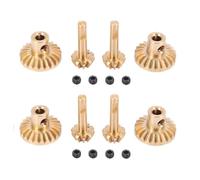 Accessori RC Compatibile Con WPL C14 C24 B14 B24 Per MN D90 D99 Per MN99S R RC Ricambi Auto Accessori 8 Pezzi In Ottone Anteriore Asse Posteriore Ingranaggio Albero Trasmissione Gea