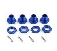 Accessori RC Per Arrma Per Infraction Per Limitless Per Felony 6S Per Typhon 6S 1/7 1/8 Adattatore Per Mozzo Esagonale Metallo 17 Mm Con Dado Parti Aggiornamento Auto RC(Blue)