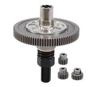 Accessori Rc Per Arrma Per Senton Per Granite Per Big Per Rock Per Vorteks Per Typhon 1/10 91T Spur Gear Slipper Frizione 21T 19T 17T Gear Set 4x4 Parti Aggiornamento(Black)