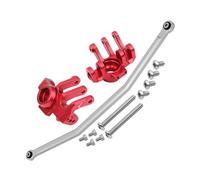 Accessori RC Per Axial RBX10 Per Ryft 4WD AXI03005 1/10 Braccio Snodato Anteriore In Lega Con Asta Di Sterzo Accessori Per Auto RC Parti Di Modifica(Red)