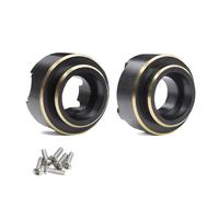 Accessori RC Per HD44 / Per Vanquish VS4-10 Assale In Metallo 1/10 Nero Ottone Assale Anteriore Posteriore Tubo Tappo Pesi RC Crawler Parte Di Aggiornamento(Front)