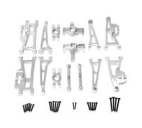 Accessori Rc Per Hyper Go Per MJX 14209 14210 Per H14BM Per 1/14 Rc Car Upgrade Parti Per Auto Telecomandate Aggiornamento In Metallo Parti Vulnerabili Set Accessori(Silver)