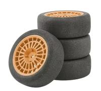 Accessori RC Per Kyosho Per HSP Per HPI Per RGT LC Per Racing PTG-2 Per Tamiya Per TT02 1/10 Set Di 4 Ruote E Pneumatici Per Auto RC Da 68 * 26 Mm(Camel)