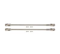 Accessori Rc Per LCG Per Rig Per Sportys Per Scaler Per GSPEED Per Capra Per SCX10 Per Pro Per Element Steel Albero Di Trasmissione 68-229mm 1/10 RC Crawler(Silver 2PCS)