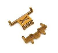 Accessori RC Per MN38 1/16 Metallo Anteriore E Posteriore Ammortizzatore Montanti Del Corpo Supporti Parti Di Aggiornamento Per Auto RC Accessori(Yellow)