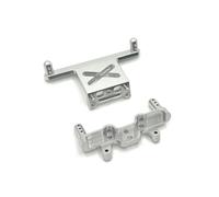 Accessori Rc Per MN38 1/16 Metallo Anteriore E Posteriore Ammortizzatore Torre Corpo Messaggi Monti RC Auto Aggiornamento Accessori Modificati Ricambio FAI DA TE Parti(Silver)