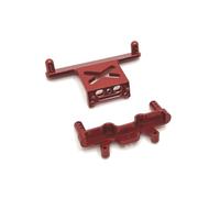 Accessori Rc Per MN38 1/16 Metallo Anteriore E Posteriore Ammortizzatore Torre Corpo Messaggi Monti RC Auto Aggiornamento Accessori Modificati Ricambio FAI DA TE Parti(Red)