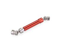 Accessori Rc Per RC Auto 1/10 Per Rock Crawler Truck Hop Per Up Accessori Rc Crawler Accessor Metal Driven Dogbone 100MM Albero Di Trasmissione(Red)