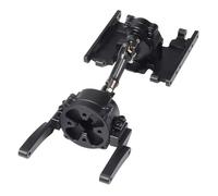 Accessori Rc Per SCX10 II 1/10 Montaggio Frontale Trasmissione Planetaria Caso Di Trasferimento Piastra Paramotore Albero Motore Cambio Set RC Crawler Per Telaio 90046(Black)