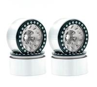 Accessori RC Per Tamiya Per Axial Per SCX10 D90 Per HPI 1/10 4PCS Metallo 1.9 Beadlock Wheel Rim Hub RC Auto Pezzo Di Ricambio