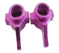 Accessori RC Per Tamiya Per TT01 1/10 2 Pezzi In Lega Di Alluminio Mozzo Portante Blocco Sterzo Snodi RC Auto Accessori Di Aggiornamento Parti(Purple)