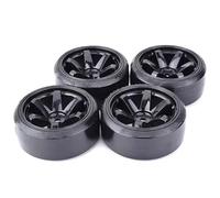 Accessori RC Per Traxxas D4 Per HSP Per HPI Per Sakura Per TT01 Per Tamiya 1/10 4PCS Drift On-road Ruota Duro Modello Pneumatico Alla Deriva RC Accessori(Black)