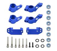 Accessori RC Per Traxxas Per Slash 2WD 1/10 C Anteriore In Metallo Per Sedile Tazza Dello Sterzo Anteriore Per Fuso A Snodo Assale Posteriore Per Kit Sedile Ricambi Auto RC(Blue)