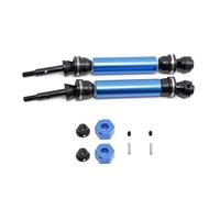 Accessori Rc Per Traxxas Per Slash Per Rustler Per Stampede Per Hoss 1/10 2 Pezzi Albero Di Trasmissione Posteriore In Metallo CVD Parti Aggiornamento Per Auto RC(Blue)