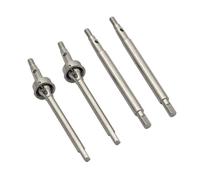Accessori Rc Per Traxxas Per TRX-4M Per Land Per Rover Per Defender Per Cavallo Per Plus Hard Cvd Dog Bone 1/18 Rc Auto 4 Pezzi Albero Di Trasmissione(Silver)